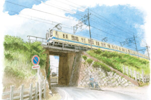 SANOMEDIA×さの百景 第27回<br>東武線とレンガの造りの高架橋（富岡町）